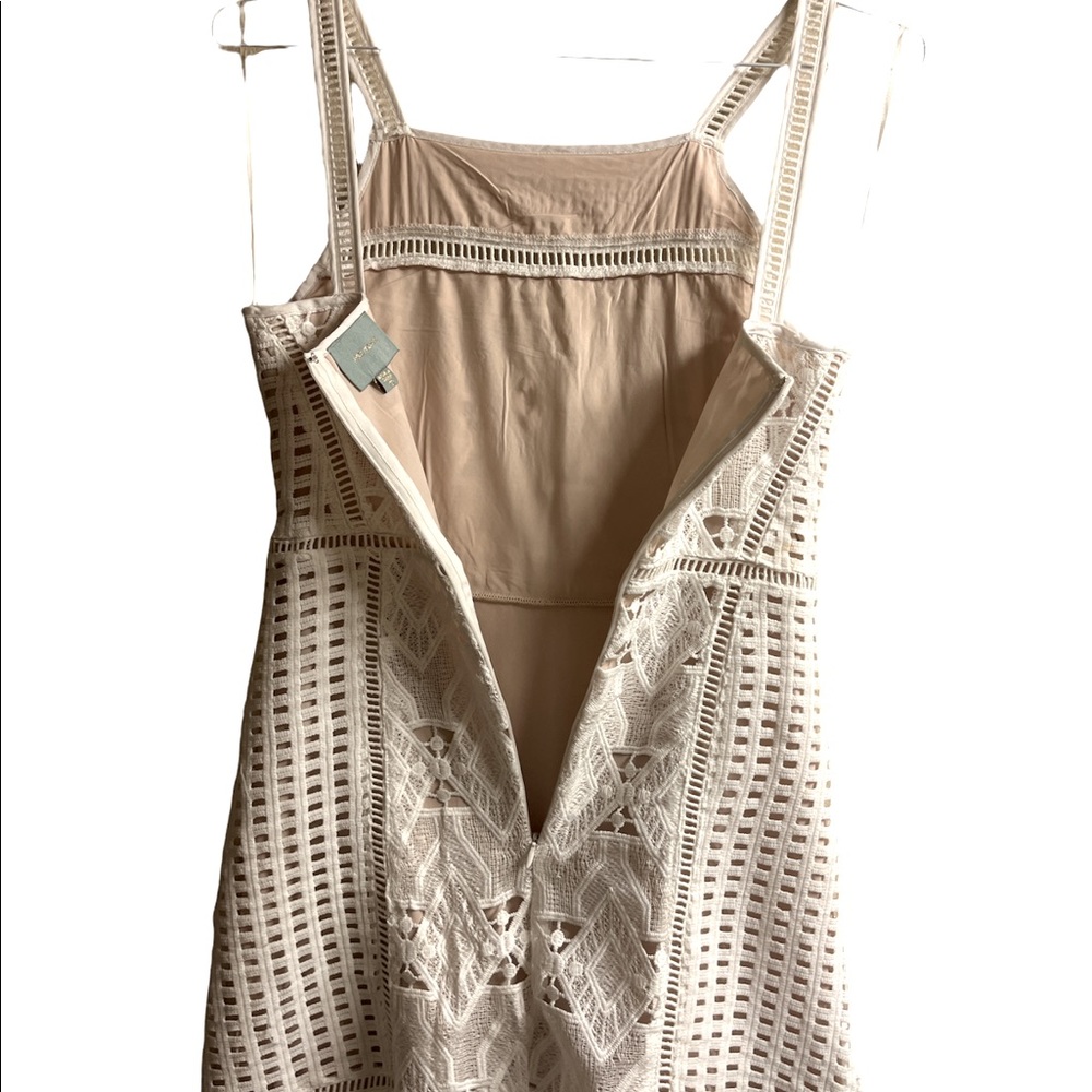 Skies Are Blue - White Lace Dress
